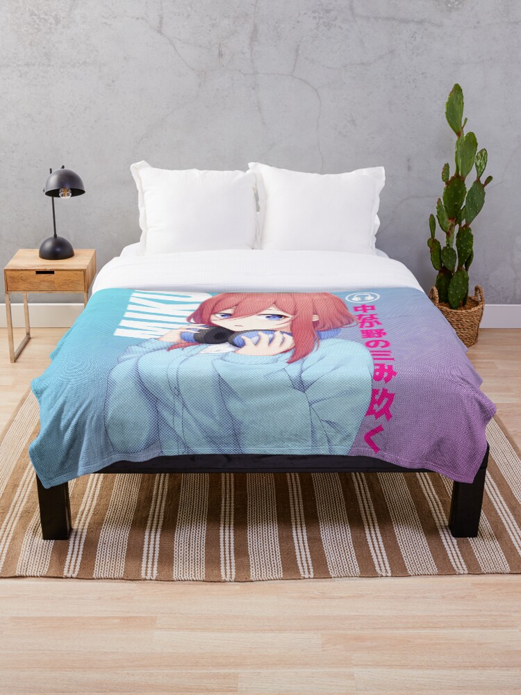 Anime Go Toubun no Hanayome Nakano Miku Bed sheet Blanket Bedding 150*200cm Anime Go Toubun no Hanayome Nakano Miku Bed sheet Blanket Bedding 150*200cm