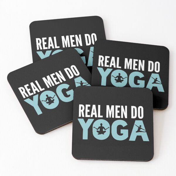 Item preview, Real men do yoga designed and sold by Wideworld.