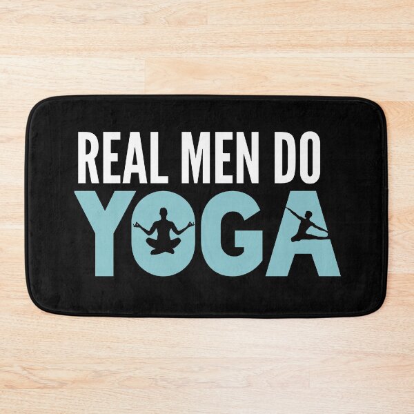 Item preview, Real men do yoga designed and sold by Wideworld.