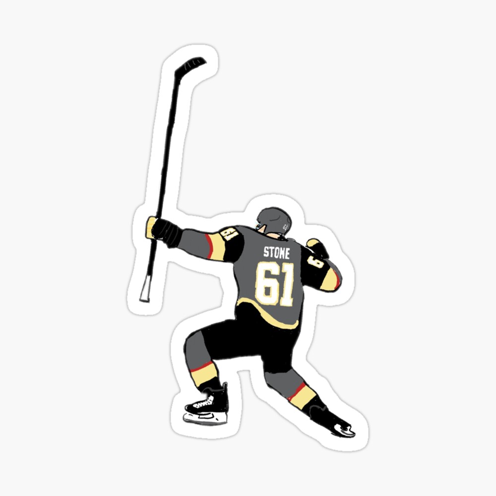 Las Vegas LV Golden Knights NHL Removable Wall Decal Stickers (Set of 6)