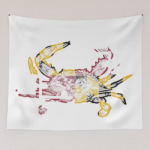 Item preview, Maryland Flag Blue Crab designed and sold by Elizabeth Weglein.