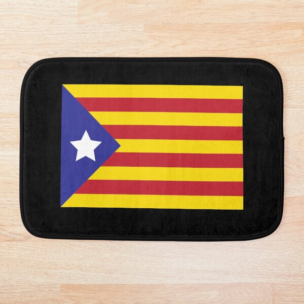 Catalunya: bandera de independencia catalana Alfombra de baño