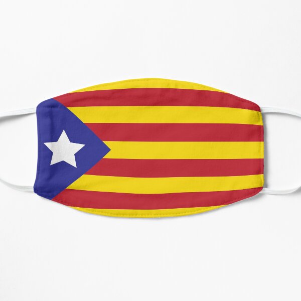 Catalunya: Drapeau de l'indépendance catalane Masque sans plis