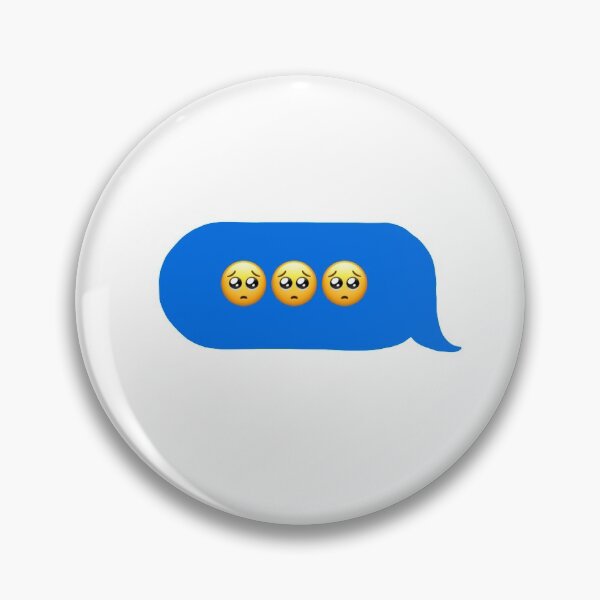 Item preview, Sad Face Emoji Text Message  designed and sold by saraeckles.