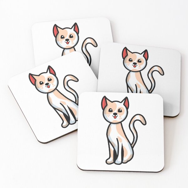 Item preview, Cute Cat Cartoon designed and sold by Rustic Valley Studio.