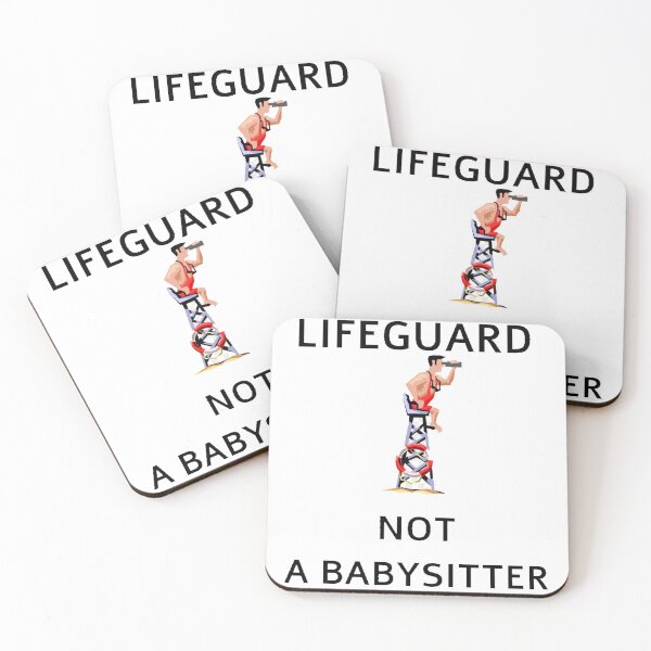 Item preview, LIFEGUARD NOT A BABYSITTER  designed and sold by Water Sports and Safety.