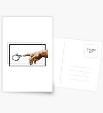 Creation of humans Postcards