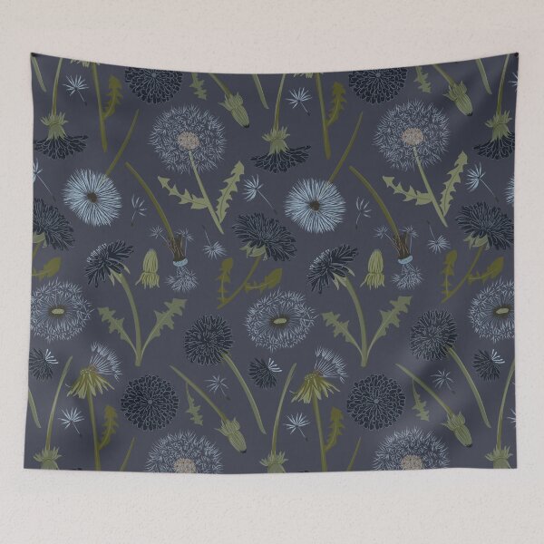Item preview, Navy Dandelions designed and sold by StudioPosies.
