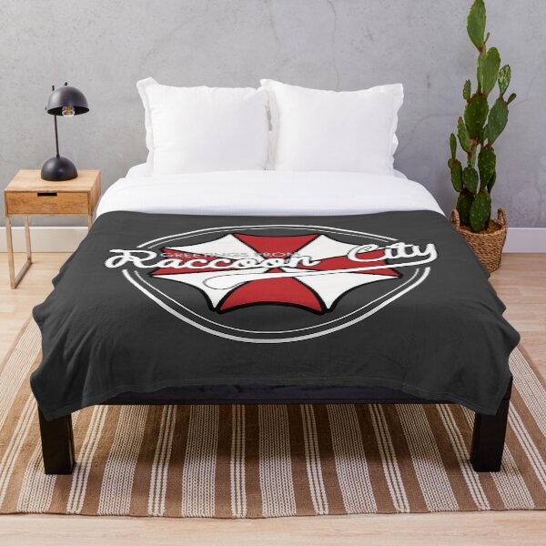 Greetings from Raccoon City Throw Blanket