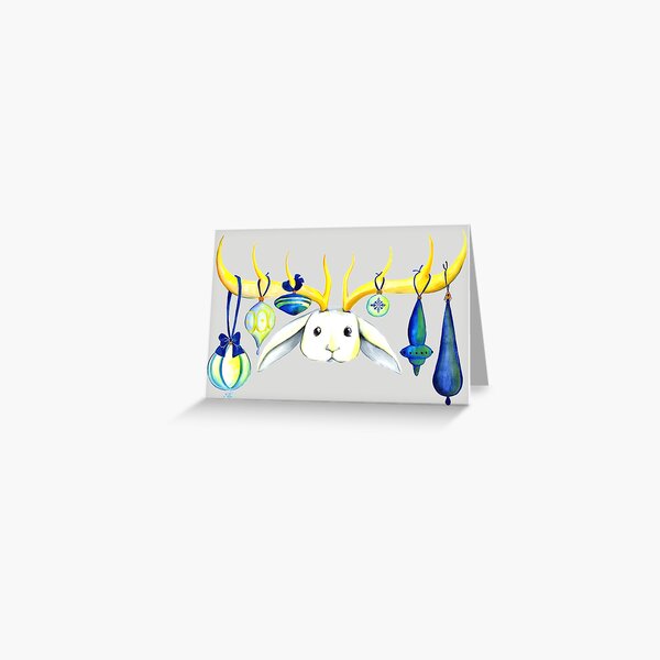 Ornamental Jackalope Card Greeting Card