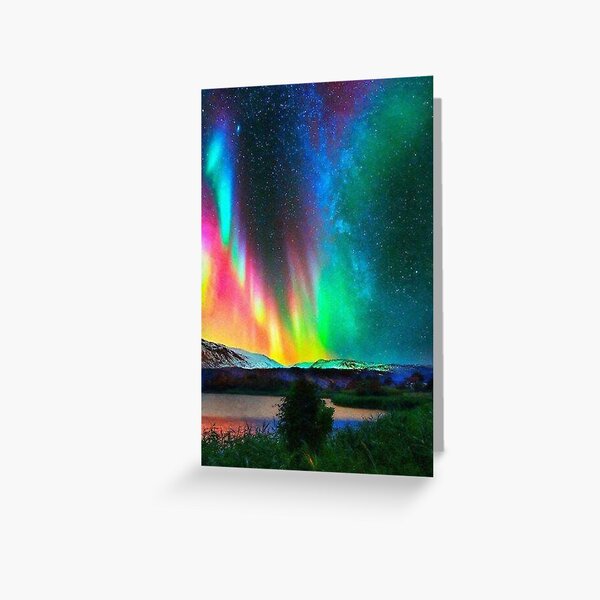 Artikel-Vorschau von Aurora Borealis Northern Vibe Tapete, designt und verkauft von saposzer.