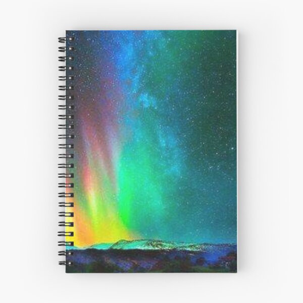 Item preview, Aurora borealis northern vibe wall paper designed and sold by saposzer.