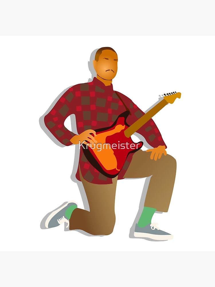 Steve Lacy - Dark Red | Art Board Print