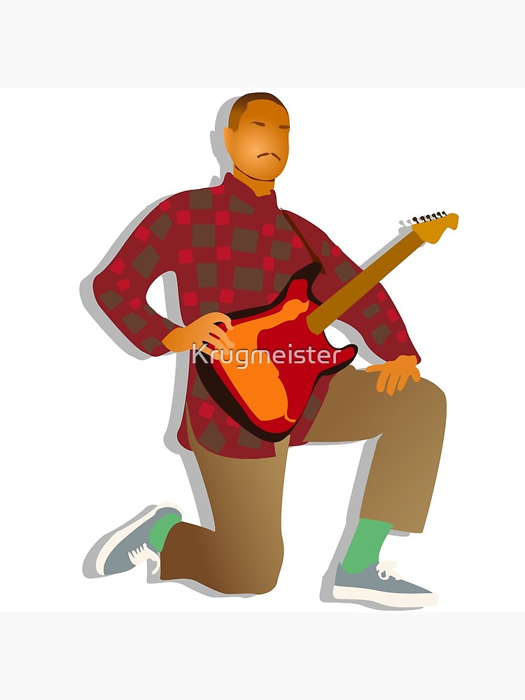 "Steve Lacy Dark Red" Poster for Sale by Krugmeister Redbubble