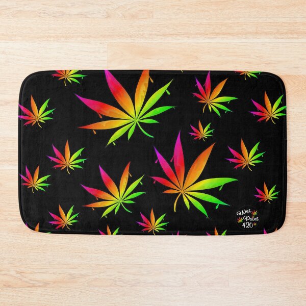 Item preview, WetPaint420 Liquid Citrus Pot Leaves on Black designed and sold by WetPaint420.