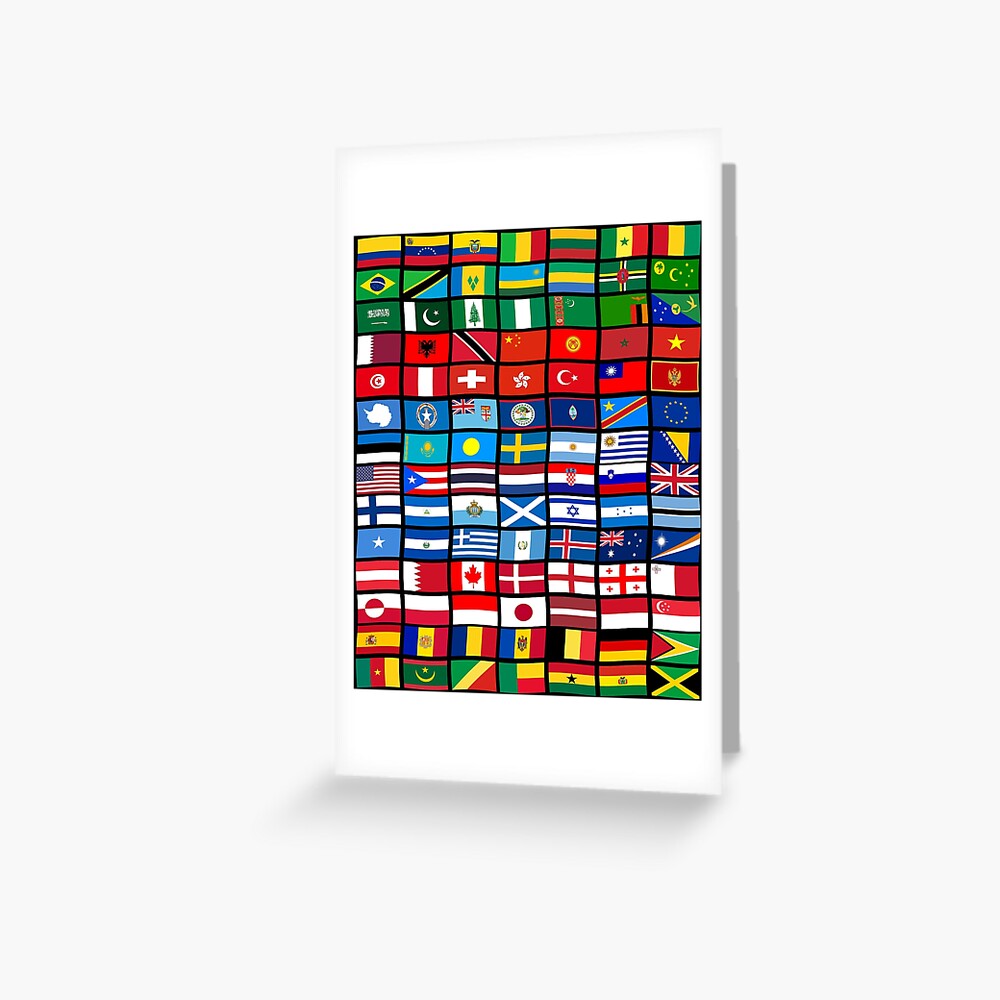 "Flags of the Countries of the World, International Gift " Greeting