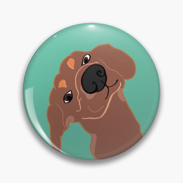 Item preview, Green Circle Dachshund Head Tilt designed and sold by Peyton Crest.