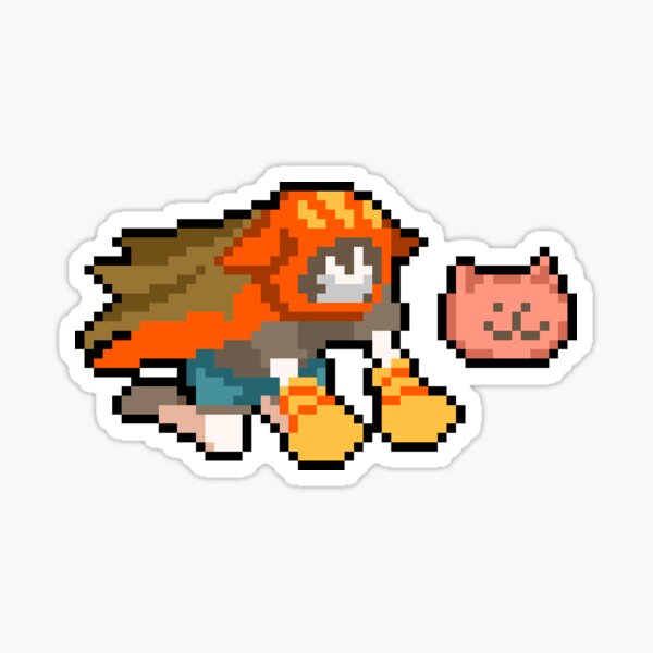 Gin Ibushi Pixel Art Sticker