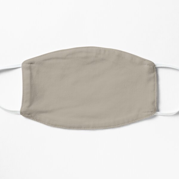 solid color greige fabric facemask grey + beige simple, plain, single colour washable reusable face shield dust mouth cover Mask