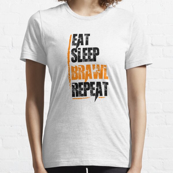 Mangez la répétition des bagarres de sommeil T-shirt essentiel