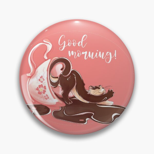 Item preview, It`s Coffee time, cat in coffee cup drinking coffee designed and sold by coffeeapparel.