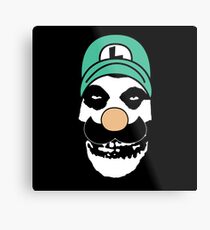 Misfit Luigi Metal Print