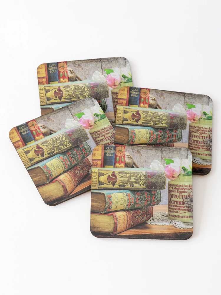 Thumbnail 1 of 5, Coasters (Set of 4), Key To The Riddle designed and sold by wallarooimages.