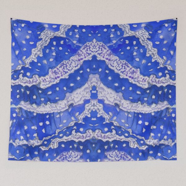 Item preview, Polka Dot Ruffles in Blue designed and sold by Irina Mirskaya.