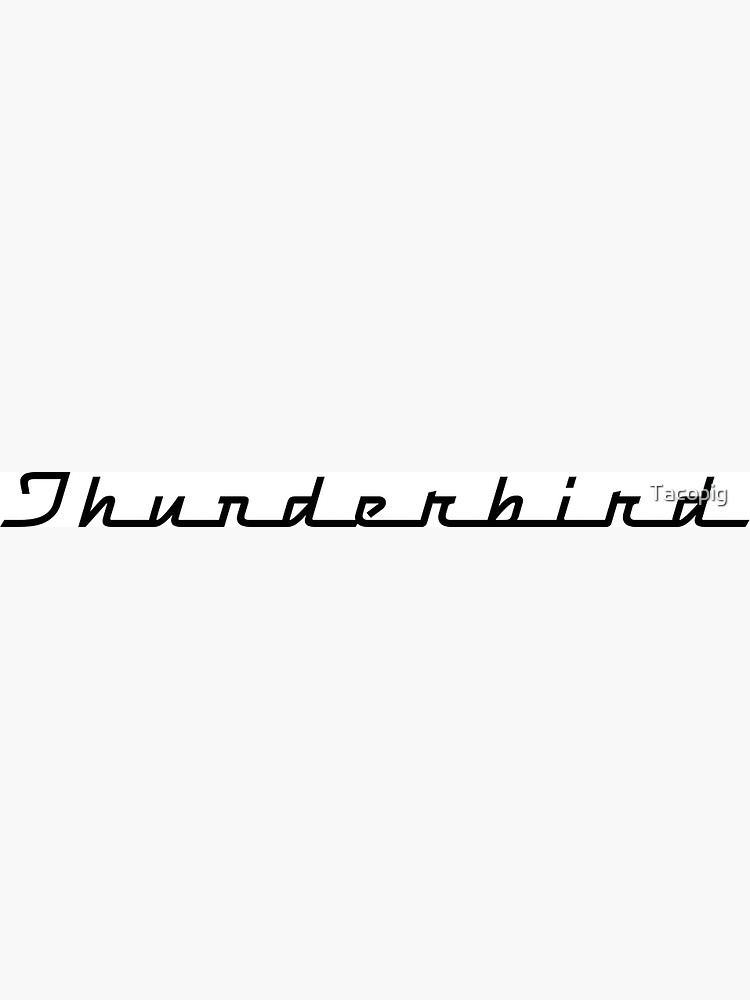 Thunderbird 50's Writing | Poster