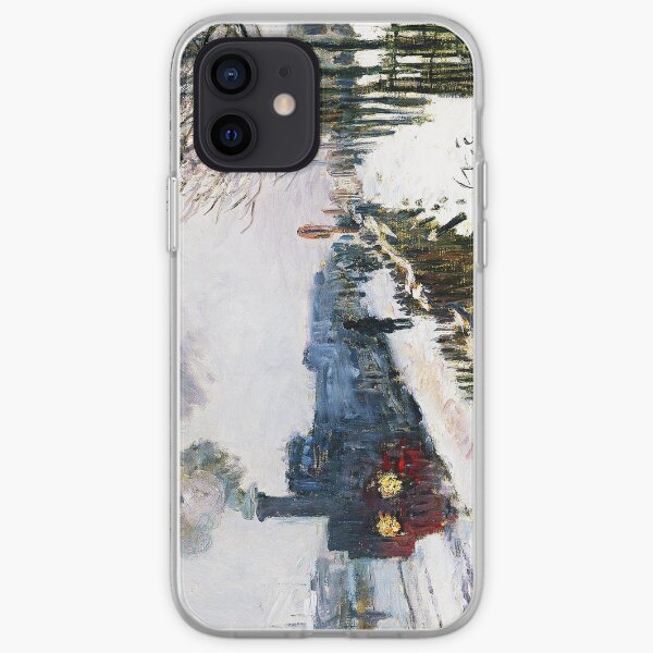 HIGH RESOLUTION The Train in the Snow Claude Monet iPhone Soft Case