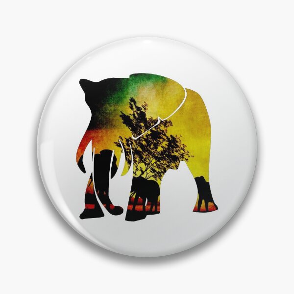 Artikelvorschau, Savanna Sunset Elephant entworfen und verkauft von rodmendonca.