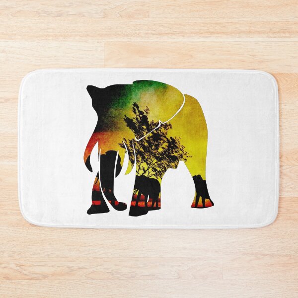 Item preview, Savanna Sunset Elephant designed and sold by rodmendonca.
