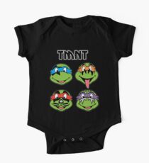 TMNT and KISS crossover One Piece - Short Sleeve