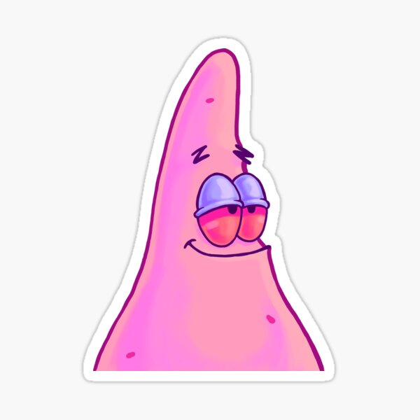 Verblasste Patrick Sticker