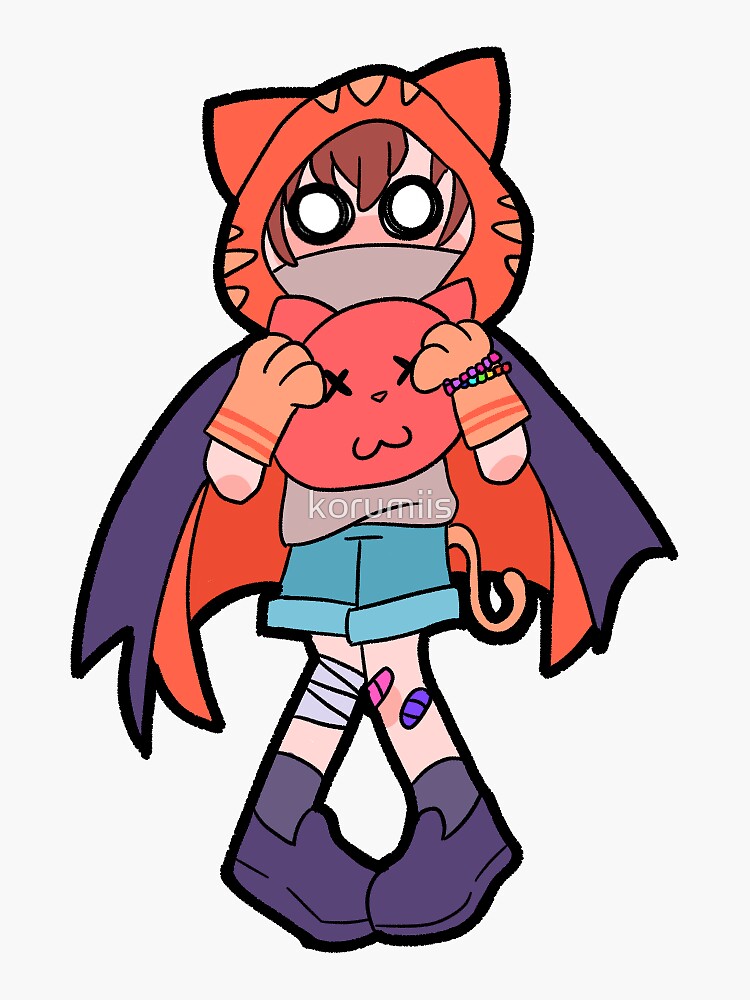 "Scenecore Gin Ibushi" Sticker for Sale by korumiis Redbubble