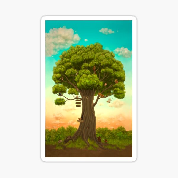 who share it as a big home Sticker