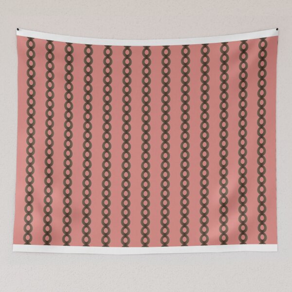 Item preview, Pink and Brown Braided Stripes designed and sold by Poetic Patterns Studio.