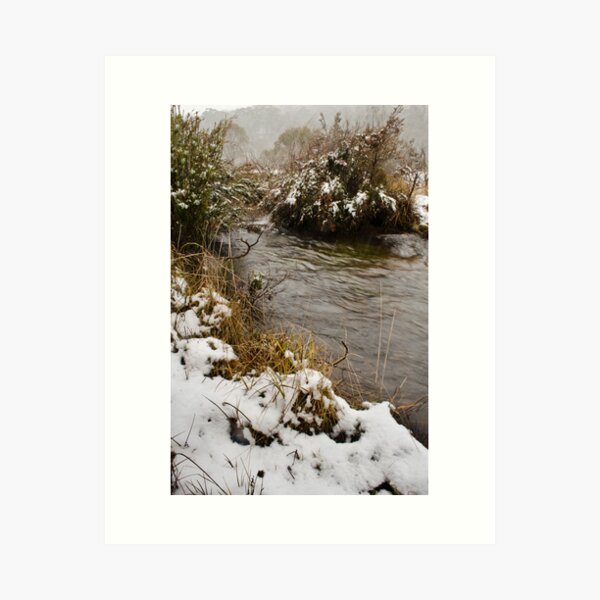 Item preview, Snow Beside the Creek designed and sold by Kate Wall.