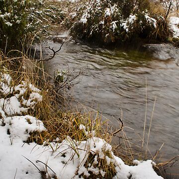 Artwork thumbnail, Snow Beside the Creek by Kate Wall