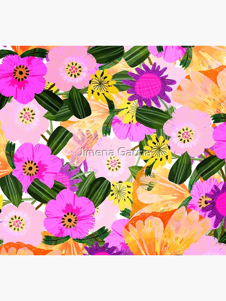 Colourful, Bright and Happy Flowers by Jime-Creates