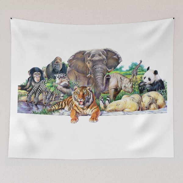 Item preview, Wildlife Collage designed and sold by Salmoneggs.