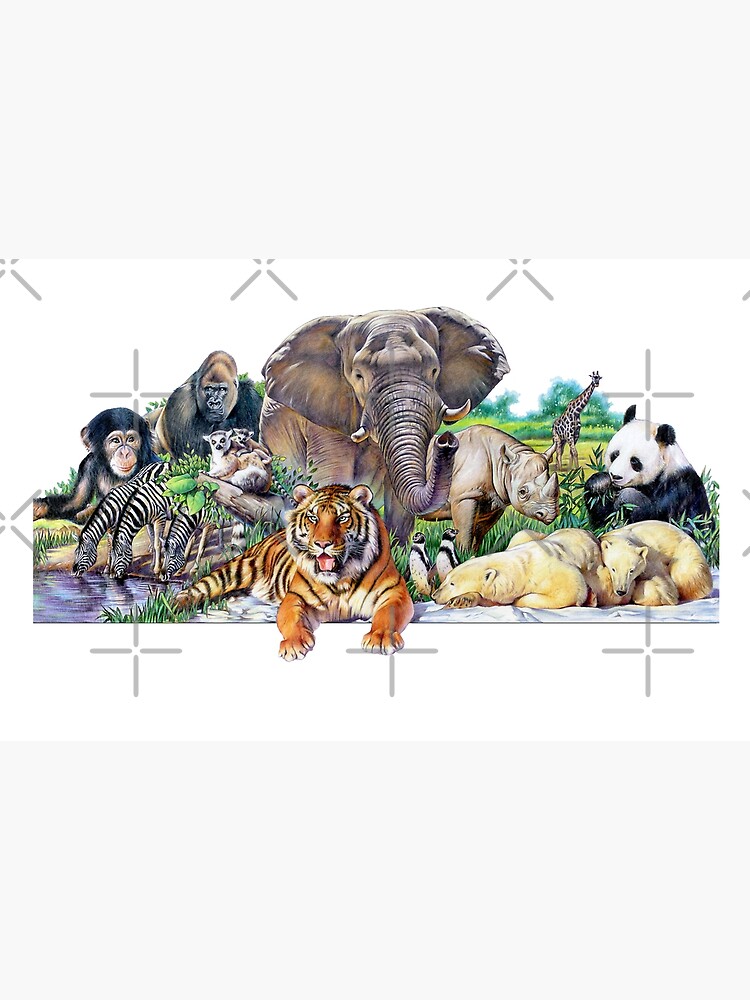 5D Diamond Painting Wildlife Collage Kit