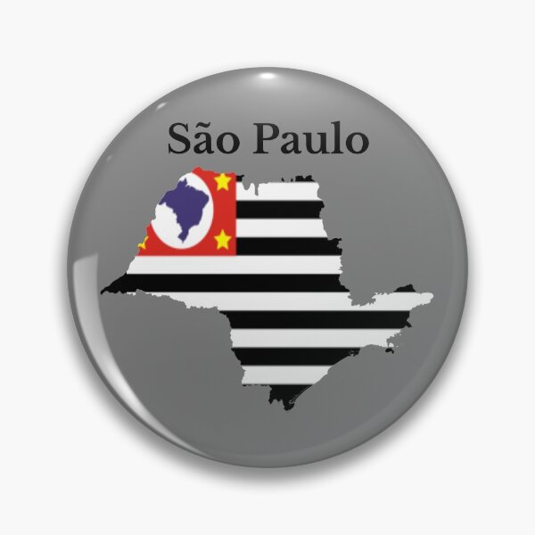 Item preview, Sao Paulo State Brazil Map Flag designed and sold by marosharaf.