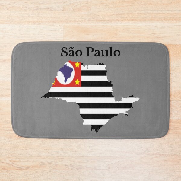 Item preview, Sao Paulo State Brazil Map Flag designed and sold by marosharaf.