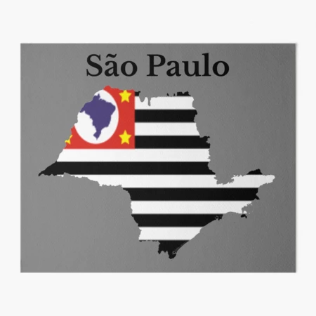 Premium Vector  Sao paulo skyline silhouette brazil flag travel souvenir  sticker vector illustration