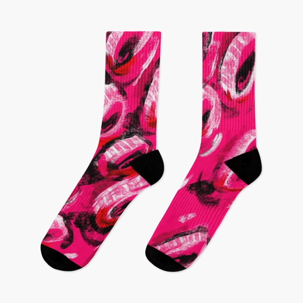 Artikelvorschau, Abstrakte digitale Kunst ❤️ 90er Neon BOLD Mixed Media Pattern Expressive Pinselstrichzeichnung Malerei entworfen und verkauft von shopwoodie.
