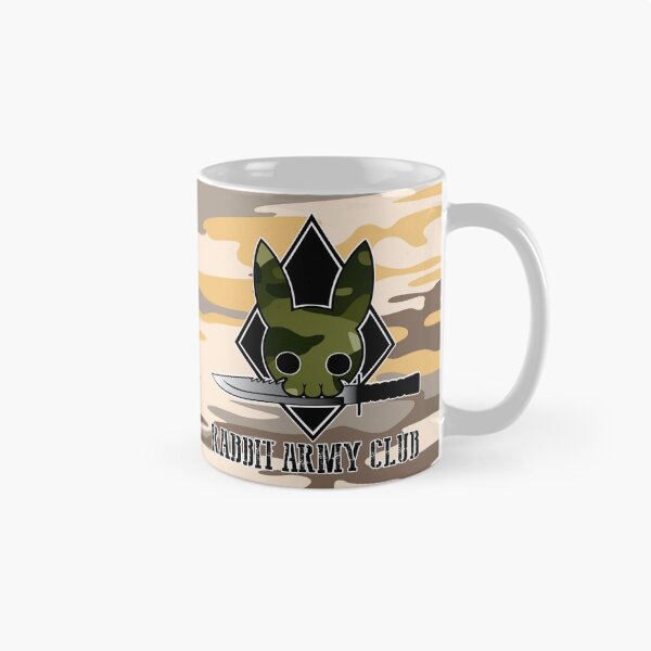 Item preview, Rabbit Army Club Camouflage Skull White Outline Camo  designed and sold by 108dragons.