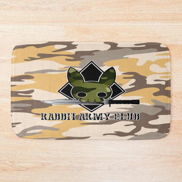 Item preview, Rabbit Army Club Camouflage Skull White Outline Camo  designed and sold by 108dragons.