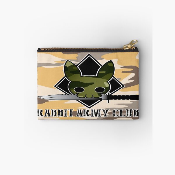 Item preview, Rabbit Army Club Camouflage Skull White Outline Camo  designed and sold by 108dragons.