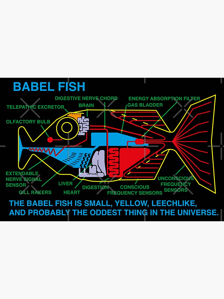 NDVH Babel Fish H2G2 by nikhorne